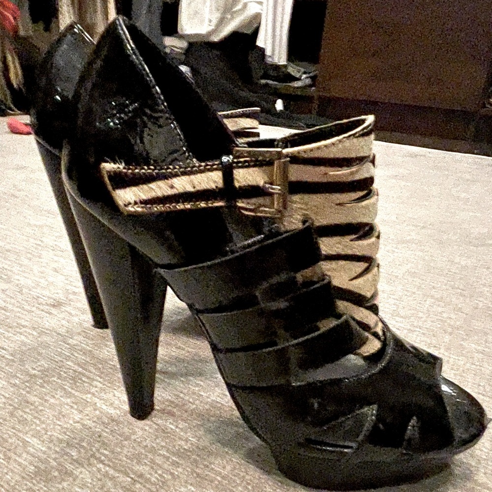Steve Madden zebra heels
